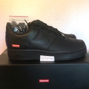 Supreme Black Airforce 1s , ss20